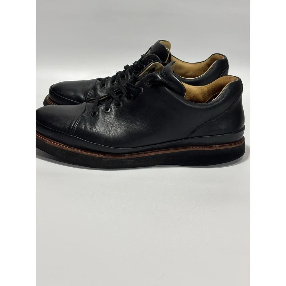 Samuel Hubbard Men's Sz11 DressFast Dress Sneaker Black Leather EU 44.5 Org $295